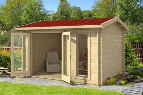 Broome 40 Log cabin, home office, summer room, 44mm thick walls 3.9m x 3.5m