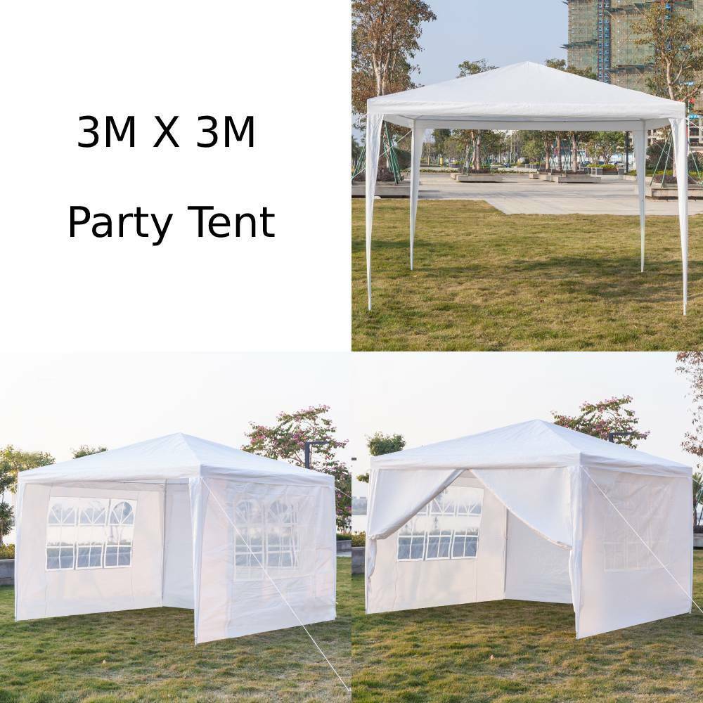 3X3M Heavy Duty Gazebo For Garden Canopy Outdoor Waterproof Party Tent Marquee