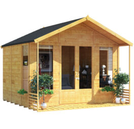 BillyOh Ivy Tongue & Groove Modern Wooden Summerhouse Garden Room with Veranda