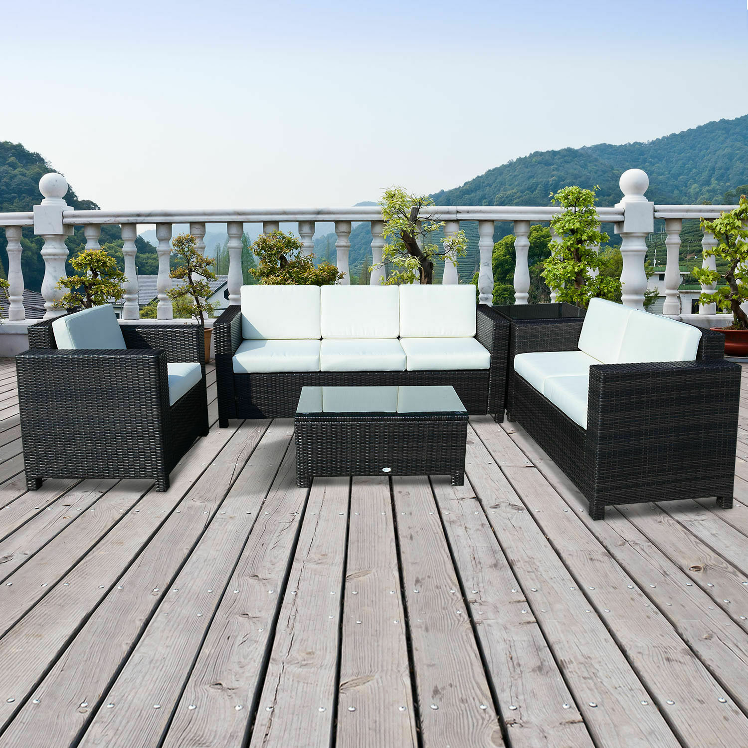 Outdoor Rattan Garden Patio Wicker Weave Furniture Table Sofa Chair