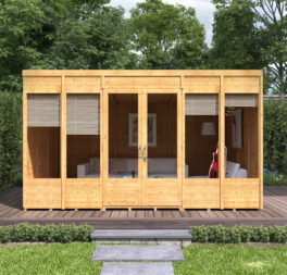 BillyOh Bella Tongue and Groove Wooden Summerhouse Garden Room with Double Door