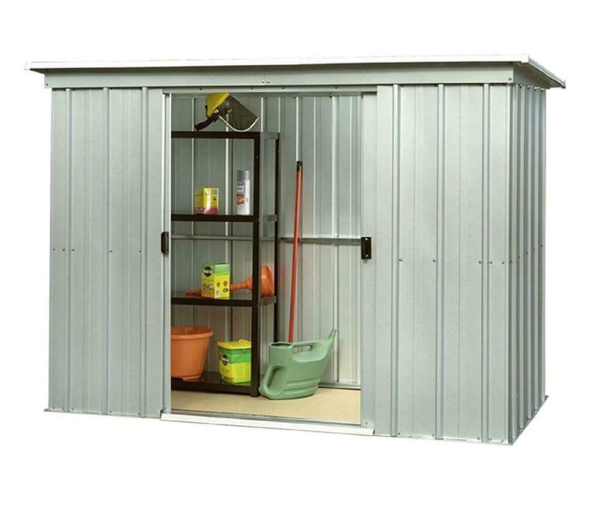 Yardmaster The Original NO1 Metal Garden Shed Pent Store All - Size 6'11"x 3'11"