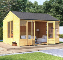 BillyOh Petra Tongue and Groove Wooden Summerhouse Garden Room 8x8 up to 16x8