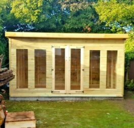 12x10ft penthouse Summerhouse tanalised shed
