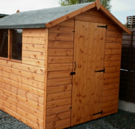 8 x 6 Heavy Duty t&g Apex Roof Wooden Garden Storage Shed