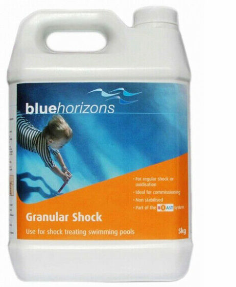 Blue Horizons Granular Shock 5Kg Treatment Hot Tub Spa Swimming Pool Oxidiser