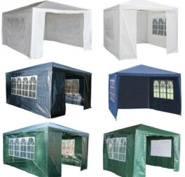New Party Tent Outdoor PE Garden Gazebo Marquee Canopy Awning With Full Sidewall
