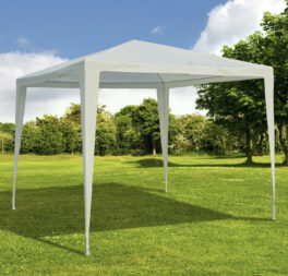 Outsunny 2.7x2.7M Garden Heavy Duty Gazebo Marquee Tent Wedding Canopy White