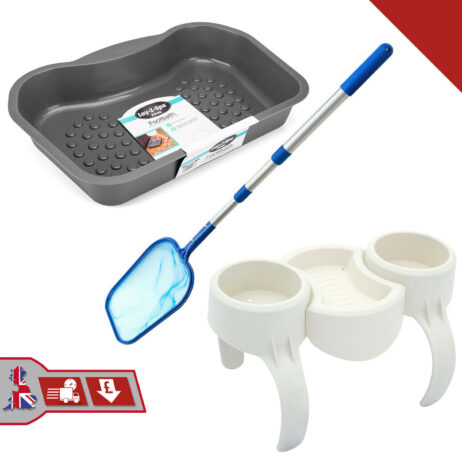 Lay-Z-Spa Accessories Kit Foot Bath Pool Skimmer And Drinks Holder