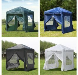2x2m Pop-up Gazebo Waterproof Outdoor Garden Marquee Canopy party Tent Sidewall