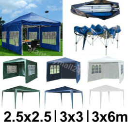 Heavy Duty Garden Pop Up Gazebo Marquee Party Tent Wedding Canopy Waterproof UK