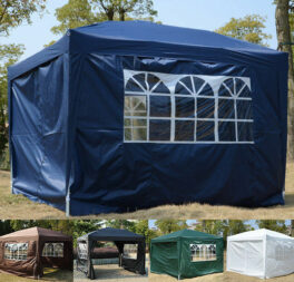 New Garden Heavy Duty Pop Up Gazebo Marquee Party Tent Wedding Canopy 4 Sizes