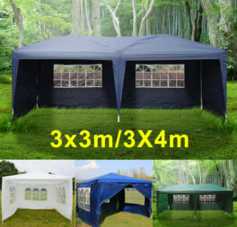 3x3m 3x6m 3x4m Gazebo Heavy Duty Stronger WATERPROOF FULLY Tent w/ 4 Sides LSW