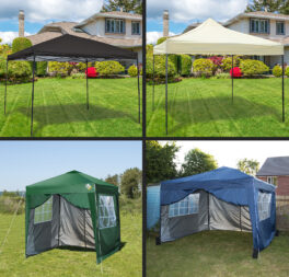 POP UP GARDEN GAZEBO WATERPROOF MARQUEE PARTY TENT WEDDING OUTDOOR CANOPY AWNING