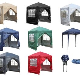 BIRCHTREE Pop Up Gazebo 2X2M Waterproof Marquee Garden Awning Party Tent Canopy
