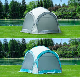 Dome Gazebo Marquee Waterproof Shelter Canopy Garden Party Tent 3.6x3.6M