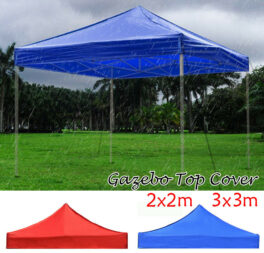 2x2m 3x3m Garden Fold BBQ Gazebo Top Cover Roof Replacement Fabric Tent Canopy