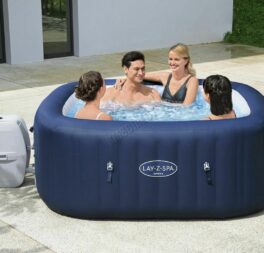 BestWay Lazy Spa Lay-Z-Spa 71"x71"x28" Hawaii AirJet Inflatable Hot Tub Heater