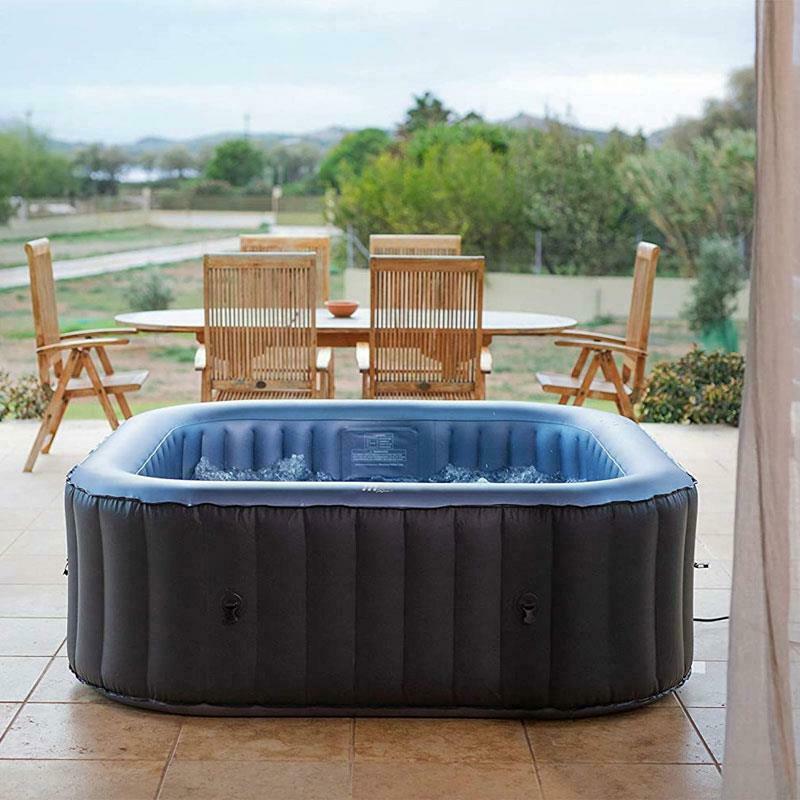 Mspa 2021 Tekapo Comfort 6 Bather Bubble Portable Inflatable Hot Tub Refurbished