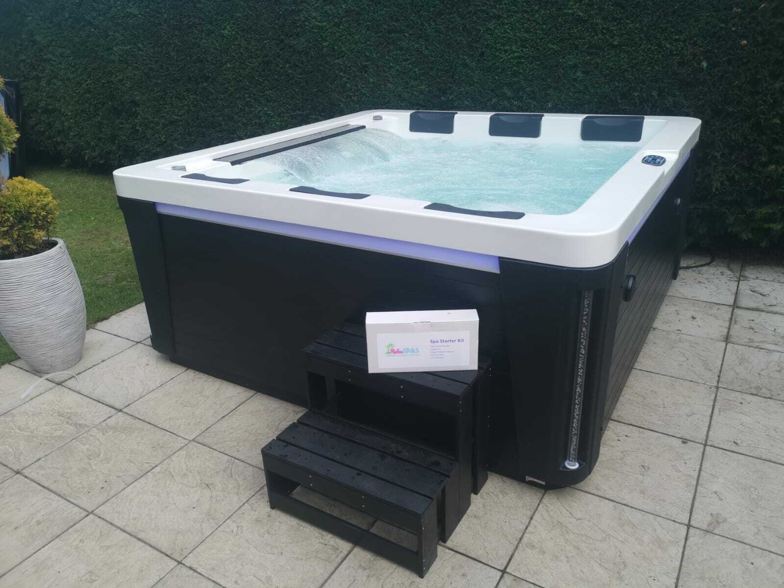 NEW PALM SPAS ELISE LUXURY HOT TUB SPA 6 SEATS AMERICAN BALBOA MUSIC LED LIGHTS