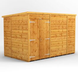 10 ft. W x 6 ft. D Shiplap Pent Wooden Shed