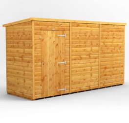 12 ft. W x 4 ft. D Shiplap Pent Wooden Shed