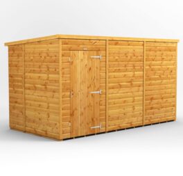 12 ft. W x 6 ft. D Shiplap Pent Wooden Shed