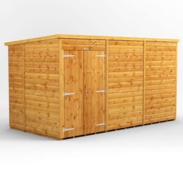12 ft. W x 6 ft. D Shiplap Pent Wooden Shed