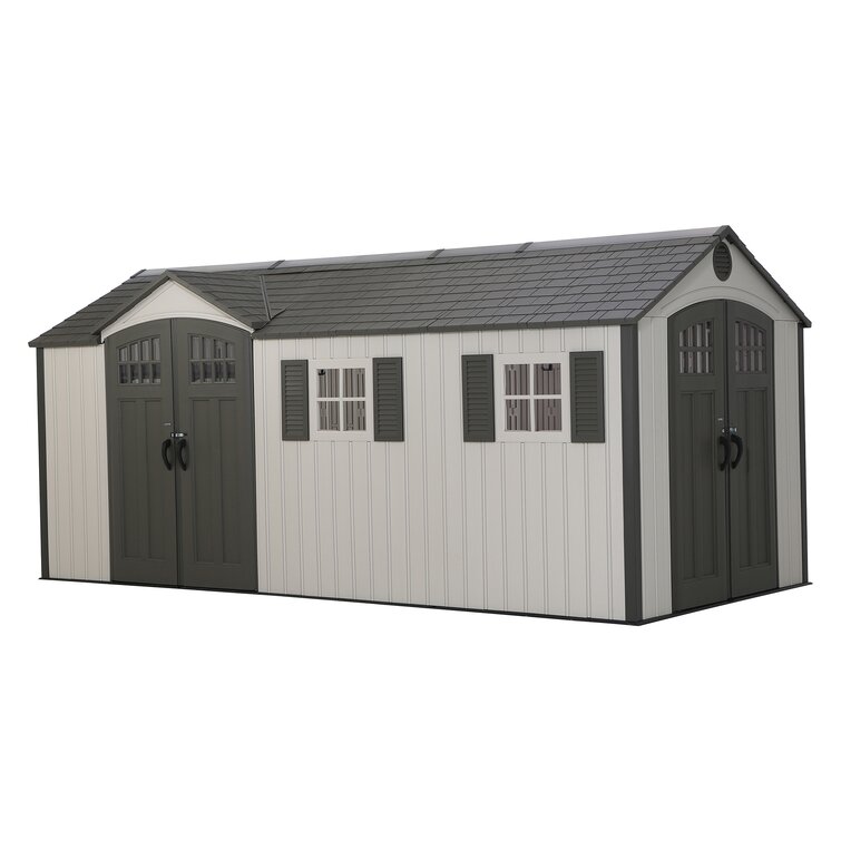 17 ft. W x 8 ft. D Garden Shed