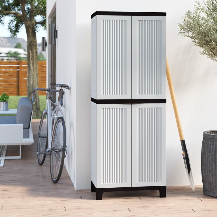 2 Ft. W x 1 Ft. D Flat Plastic Tool Shed