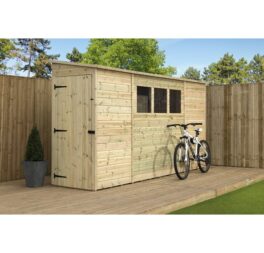 3 Ft. W x 9 Ft. D Shiplap Pent Wooden Shed