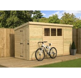 4 Ft. W x 9 Ft. D Shiplap Pent Wooden Shed