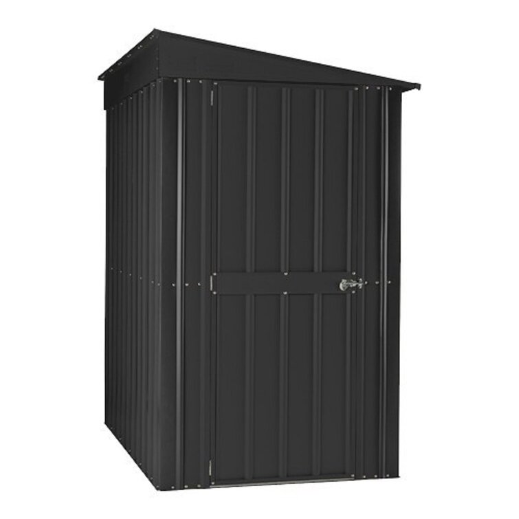 4 ft. W x 6 ft. D Pent Metal Shed