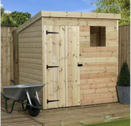 5 Ft. W x 5 Ft. D Shiplap Pent Wooden Shed