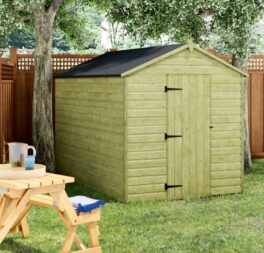 6 Ft. W x 10 Ft. D Shiplap Wooden Shed