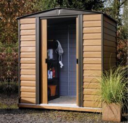 6 Ft. W x 5 Ft. D Apex Metal Tool Shed