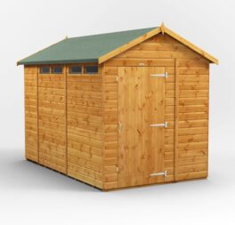 6 ft. W x 10 ft. D Solid Wood Garden Shed