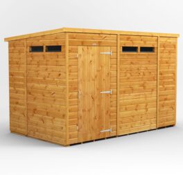 6 ft. W x 10 ft. D Solid Wood Garden Shed