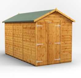 6 ft. W x 12 ft. D Shiplap Apex Wooden Shed
