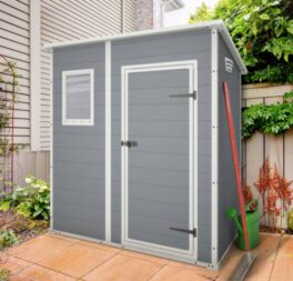 6 ft. W x 3.6 ft. D Plastic Tool Shed