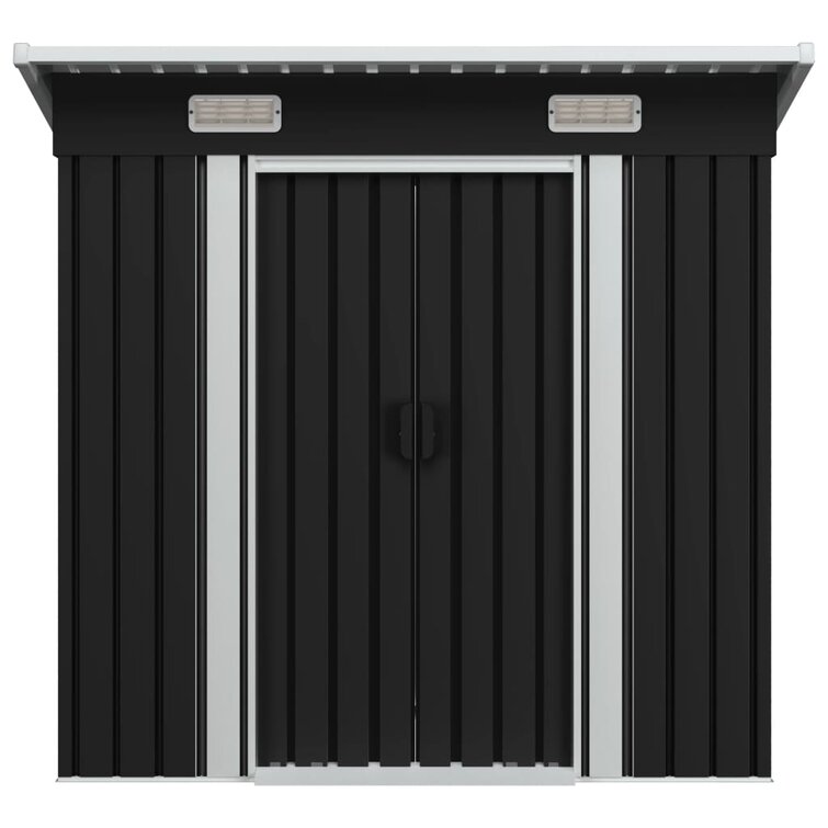 6 ft. W x 4 ft. D Metal Garage Shed