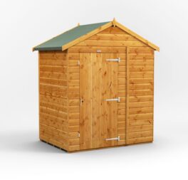 6 ft. W x 4 ft. D Shiplap Apex Wooden Shed