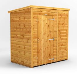 6 ft. W x 4 ft. D Shiplap Pent Wooden Shed