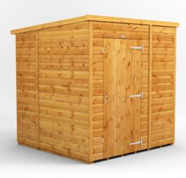 6 ft. W x 6 ft. D Shiplap Pent Wooden Shed