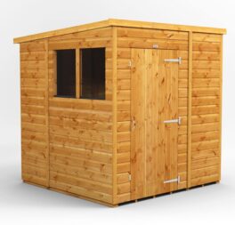 6 ft. W x 6 ft. D Shiplap Pent Wooden Shed