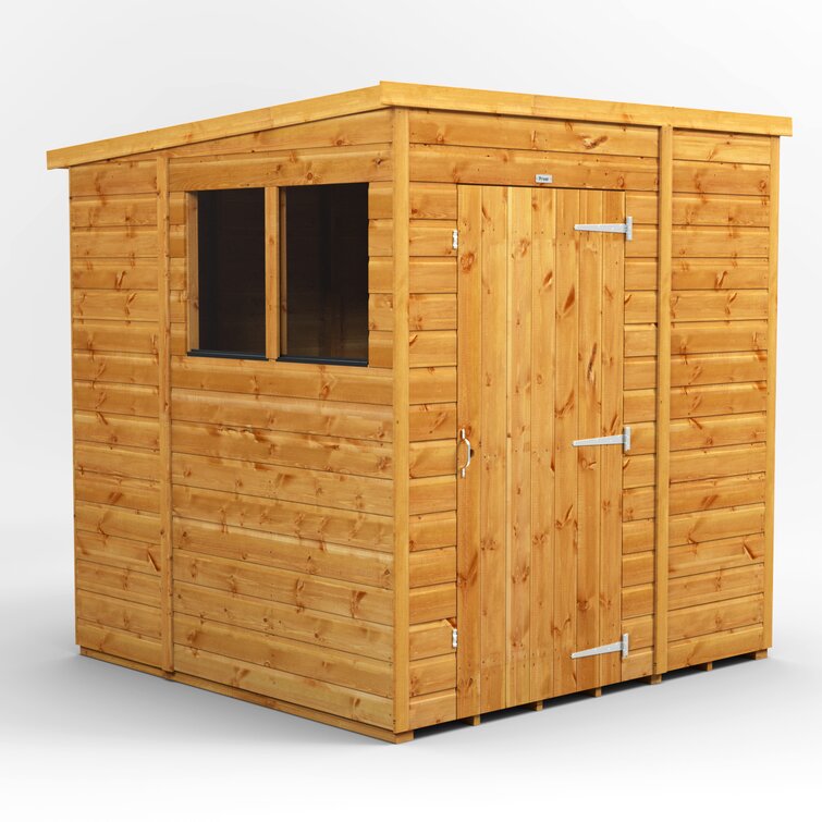 6 ft. W x 6 ft. D Shiplap Pent Wooden Shed