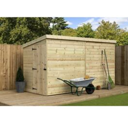 7 Ft. W x 9 Ft. D Shiplap Pent Wooden Shed