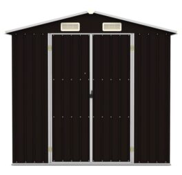 7 ft. W x 4 ft. D Metal Garden Shed