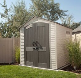 7 ft. W x 7 ft. D Garage Shed