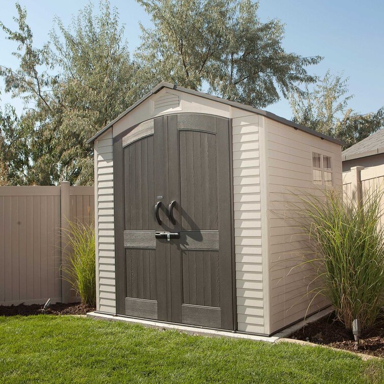 7 ft. W x 7 ft. D Garage Shed